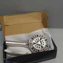 Pavezo® High Pressure Shower Head Handheld 5" Large, Extra Long 60" SS Hose 10-mode Portable Detachable Shower Head with Hard Water Filter for Bathroom, Anti-clog & Powerful to Clean Tile & Pets