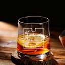 JERIO Husband Whiskey Glass,Christmas Gift for Husband, Anniversary or Birthday Gift for Him from Wife,Romantic Husband Gifts Idea,Funny Bourbon & Whiskey 9.5 Oz Gifts for Men