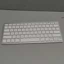 OMOTON Wireless Keyboard for Mac, Keyboard for Mac, Stable Bluetooth & Ultra-Slim Portable, Ergonomic Design, Compatible with MacBook Pro/Air/iMac, Silver white