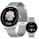 SOUYIE Smart Watches for Women Men, 1.43" AMOLED Display Fitness Tracker, Heart Rate/Blood Pressure/Sleep Monitor, Bluetooth Make/Answer Call, 100+ Sports Modes Smartwatch for Android iPhone