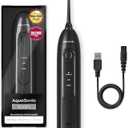 AquaSonic Icon Water Flosser for Teeth  Cordless Rechargeable Oral Irrigator  Waterproof, Portable Dental Cleaning with Jet Tip  Braces Home Travel - Onyx