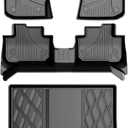 Original Floor Mats and Cargo Liner Compatible with 2018-2024 BMW X3 - Custom Fit All Weather TPE Rubber Floor Liners for BMW X3 30i M40i X3M (Only for car Without Spare tire) (Not Fit X3 xDrive30e)