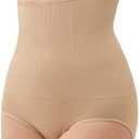 GoodtoU Shapewear Tummy Control Underwear For Women Bodyshaper High Waisted Panties Girdle (US, Alpha, X-Large, XX-Large,  Beige)