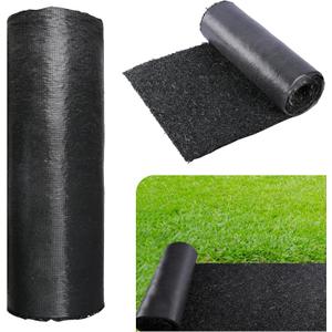 8' x 2' Recycled Rubber Mulch Mat Roll, Permanent Mulch Walkway Pathway, Garden Edging Border for Plants, Vegetables & Flower, Reusable Rubber Mat for Landscaping, Outdoor and Playground (EXP 09/03/26)