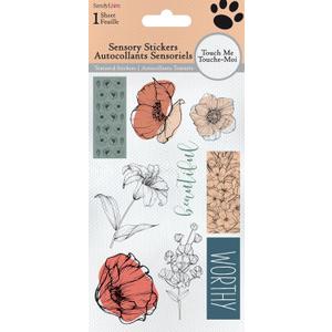 4 Sheet Fruille Sensory Stickers Autocollants Sensoricls