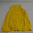 YATHON Casual Dresses for Women Sleeveless Cotton Summer Beach Dress A Line Spaghetti Strap Sundresses with Pockets (Yt090-yellow)(Small)