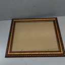 11x14 Gold Picture Frame, Ornate Vintage Picture Frames for Wall or Tabletop Display, 11x14 Photo Frame Gold with Real Glass, Display Poster 8x10 with Mat or 11x14 without Mat for Antique Dco