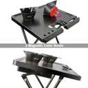 Salon Folding Tray, Folding Salon Rolling Tray on Wheels, Color Tray for Hair Esthetician&Stylist,Tattoo Cart, Beauty