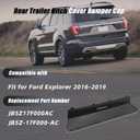 JB5Z-17F000-AC Bumper Trailer Hitch Access Cap Rear Fit for Ford Explorer 2016 2017 2018 2019 Replace# JB5Z17F000AC