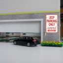 Vintage Metal Signs Car Room Decor for Boys Jeep Parking Only Garage Sign Funny Wall Decor for Men Bedroom