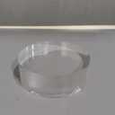 MECCANIXITY Clear Acrylic Solid Cylinder Round Display Riser, 2 inches (Height) x 6inches (Diameter), for Showing Your Collectibles, Cosmetics