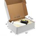 Timirog White Shipping Boxes 12x9x4" 20 Pack- Corrugated Cardboard Mailing Box for Small Business, Tab Locking Literature Mailer Packaging Supplies for Packing Gifts Craft