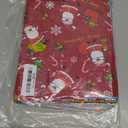 16 Pieces Fabric Cotton Fat Quarters Bundle Snowman Snowflake Patterned Santa Claus Tree Print Quilting Fabric Cloth for Christmas Winter Sewing Patchwork DIY Yard