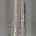 10 Inch Spiral Ivory Taper Candles, 4 Pack Unscented Dripless Long Burning Time Gloosy Fall Candlesticks for Dinner Party, Wedding Shower and Home Decoration (Ivory)