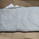 Dog Cooling Mat, Anti-Slip, Thick 3D Orthopedic Summer Pad for Dogs & Cats, Q-MAX > 0.5, Non-Toxic, Machine Washable, Chew-Resistant, Portable for Crate, Bed, Sofa, Car (Cool Grey, Medium)