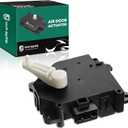 YHTAUTO HVAC Air Door Actuator Heater Blend Door Levers - Fits Cadillac CTS 2003-2005, SRX 2004-2005 - Main Temperature 6 Pins Air Flap Actuator - Replaces# 25740395