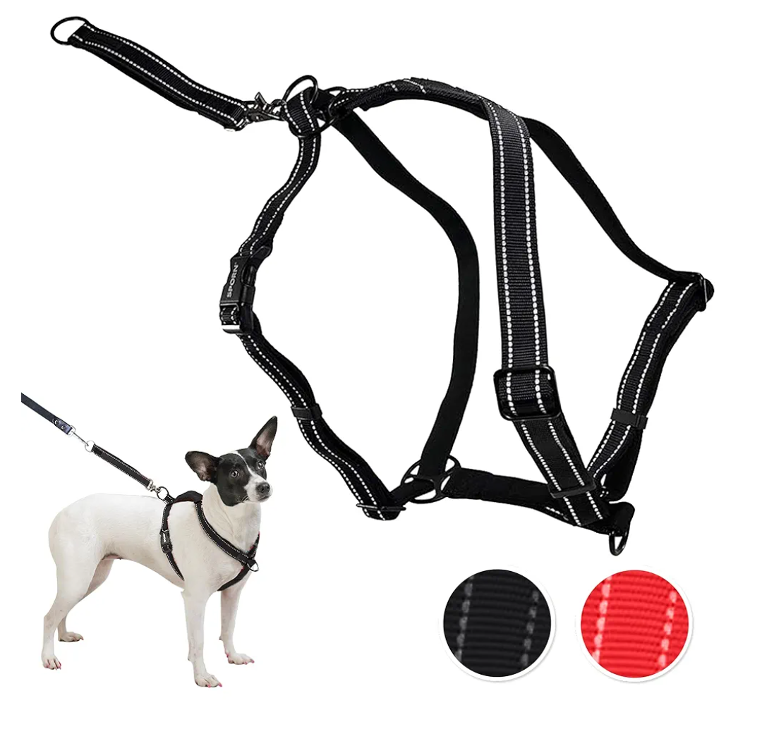 Ultimate Control Dog Harness, Black, Medium