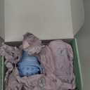 Tabor Place Set of 2 Glass Sippy Cup for toddlers/The Spikey Bear / 8oz / Strong glass/Protectitive silicone sleeve/Leakproof straw (Large)