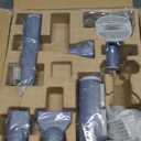 Dog Grooming Vacuum and Dryer Kit, Blower for Pet Vacuum Grooming 7 in 1 with Clippers for Dogs Hair Shedding Brush Remover Tools at Home Blue Grey