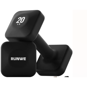 Personalized Dumbbell Pair - Hand Weight Sets of 2, Multiple Weight & Color Options, Anti-Roll, Anti-Slip, Square Dumbbells for Weight Loss Pilates Yoga for Women, Men, Seniors and Youth