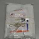 VOGOL Rod Pocket Sheer Curtains Elegant Embroidered Banyan Leaves Design White Window Drapes/Panels for Living Room, 54 x 84,Two Panels