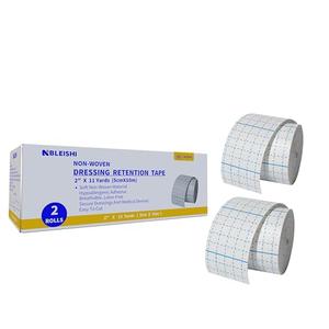 NBLEISHI Non-Woven Dressing Retention Tape,2InchesX11Yards,Gentle Adhesive Bandage, Hypoallergenic and Breathable,Medical Grade Wound Dressing Tape Sensitive Skin for Wound Care（Pack of 2Rolls）