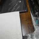 Huuger Computer Desk with 6 Drawers, Office Desk with Shelves, Reversible Gaming Desk, Corner Desk with Storage, Work for Home Office, Study, Living Room, 47inch, Rustic Brown