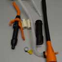 Battery Operated Gas Pump with Nozzle - Battery Powered Gasoline Transfer Pump With 3 FT Long Hose 2.2 GPM Transfer Pump For Water Kerosene Gas Can Hand Fuel Pump