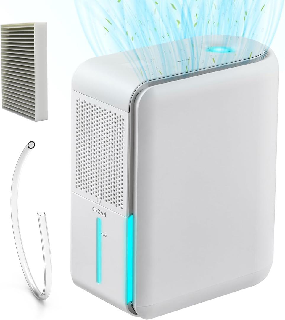 3 in 1 Dehumidifier, Humidifier & Air Filtration & aroma diffuser combo - 39Oz, Auto Humidity Control,Quiet, 27dbmultifuctional colorful mist,for Bedroom/bathroom/home/basement/RV(350 sq.ft)