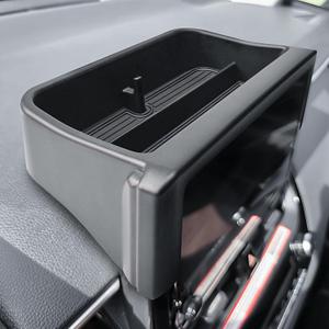 RUNROAD Dashboard Organizer Tray Compatible with Toyota Corolla 2019-2026 and Corolla Cross 2022-2026 Accessories, Dash Board Behind Screen Storage Box Coin Holder (ONLY Fit 8-inch Touch Screen)