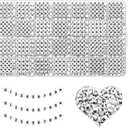 Alphabet Beads A-Z 1300+Pcs Letter Beads, Acrylic 4x7mm Round Letter Beads Kits, Black Digit and Colorful Smile Beads for Bracelets Necklaces DIY Jewelry Making (Black,1300+PCS)