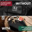 Neroku Durable Travel Case for Nintendo Switch 2 [Model 2025] I Hard Shell Carrying Switch 2 Case with 12 Game Card Slots, Screen Protector I Black EVA Protective Cover