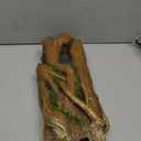 Orchid Valley Lizard, Snake or Reptile Hide. Large Hollow Log for Terrarium. Bearded Dragon or Gecko Tank Accessories. Natural Looking Basking Platform, Axolotl, Python Hideout. (XL-Version 2)