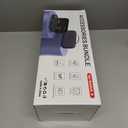 Switch 2 Accessories, [Charge Inside]Case Bundle for Nintendo Switch 2 2025 Console, FYOUNG 23 IN 1 Kit:Carrying Case,Controller Charger,Protective Shell,Grip for Joycon, Steering Wheel for Mario Kart (Black Black)