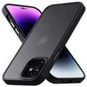 Yriklso for iPhone 12 Phone Case, Shockproof for iPhone 12 Pro Case, Military Grade Drop Protection, Protective Hard Back Slim Translucent, Frosted Black, 3 Pack
