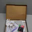 16-Inch Rechargeable LED Drawing Board for Kids with 9 Light Effects & 4 Modes, Includes Adapter, 7 Markers, Tracing Sheets, Gift for Kids/Girls/Teens (White)