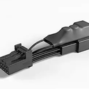 Dongar Dashcam Power Adapter (10-pin Type A Compatible with Select Nissan, Frontier, Titan, Altima, Infiniti, Subaru, Toyota & more), Connects to Rearview Mirror, Built-In USB Power Source, EZ Install