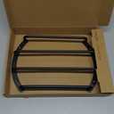 X AUTOHAUX Universal 8 Inch Black Metal Car Auto Bar Grille Subwoofer Speaker Grill Cover Guard