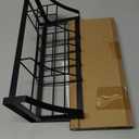 Toothbrush Holder Instant-Dry Organizer - Bathroom Countertop Organizer Kids Electric Toothbrush Toothpaste Holders - 7 Slots Bathroom Sink Accessories Storage Tooth Brush Counter Organization, Black