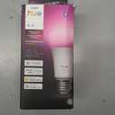 Philips Hue Smart LED A19 Bulb 1-Pack, White & Color Ambiance, E26 Base, 10.5W, Full Spectrum Light 1000K-20000K, 1100 Lumens, Dimmable, Works with Alexa, Google, Apple