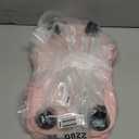 Slim Laundry Hamper with Lid and Wheels, Small Rolling Laundry Basket with Handle for Small Spaces, Tall Dirty Clothes Hampers for Dorm, Bathroom and Bedroom, 55L, Pink