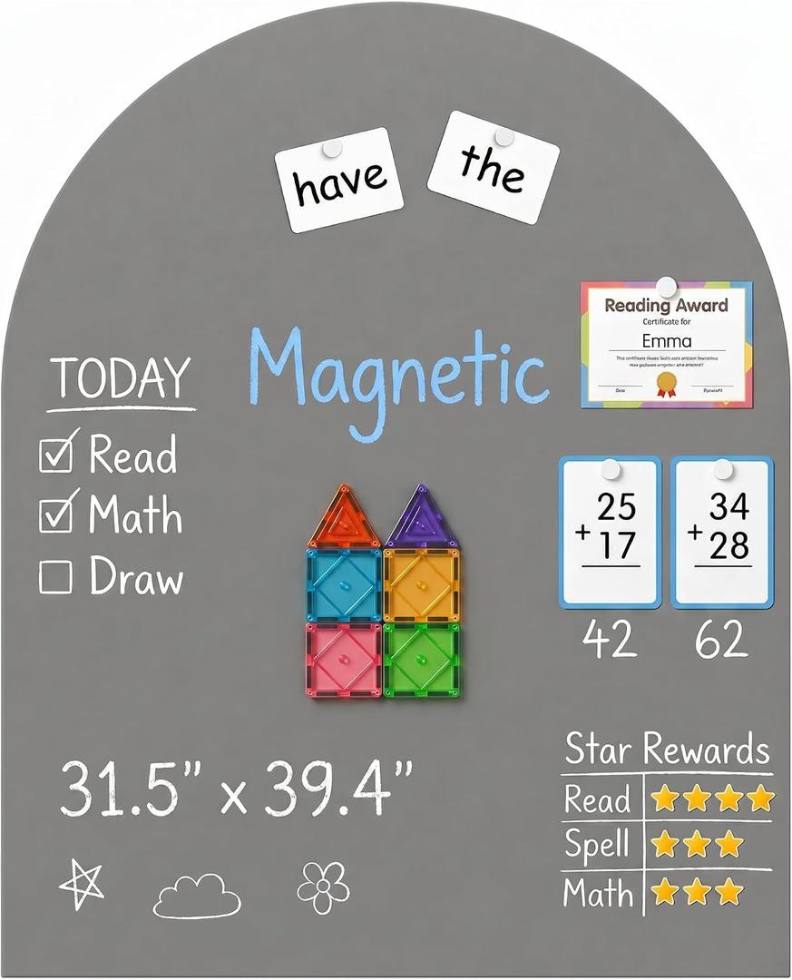 Magnetic Arch Wall Decal: Extra-Large Canvas for Kids’ Big Ideas