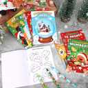 2 x CCINEE 32 Pcs Christmas Mini Activity Books for Kids,Christmas Holiday Fun Challenging Activities Games Coloring Books for Xmas Party Gifts Trick or Treat Bag Stuffers