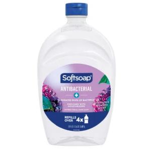Softsoap Antibacterial Liquid Hand Soap, Kitchen and Bathroom Hand Soap, White Tea and Berry Scent, 50 fl oz Refill