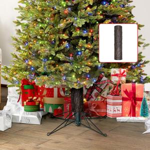 Artificial Bark Christmas Tree Skirt Hidden Fake Rod, Bark Wood Texture for Christmas Tree, Christmas, Home, Party Holiday Decoration