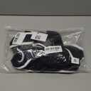 FLAXMAKER Black and White Swimsuit Bow-tie Decor One Piece Bathing Suit Small