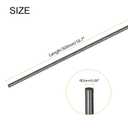 MECCANIXITY Carbon Fiber Rod, 2mm x 500mm for RC Plane DIY Tools Wing Tube Quadcopter Arm, Pack of 5