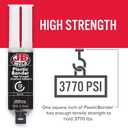 J-B Weld 50139 Plastic Bonder Body Panel Adhesive and Gap Filler Syringe - Black - 25 ml