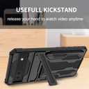 Case for Pixel 6A Case, Google 6A GB62Z Case with Wallet Cover Detachable Card Holder, Built-in Kickstand Shockproof Protective Phone Cover for Google Pixel 6A Black