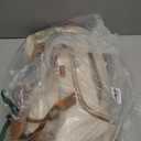 CLOKARS Weekender Bags for Women, Travel Duffle Bag Carry On Overnight Bag with Cosmetics Bag and Crossbody Purse for Gym Hospital, Gifts for Women, Beige Brown